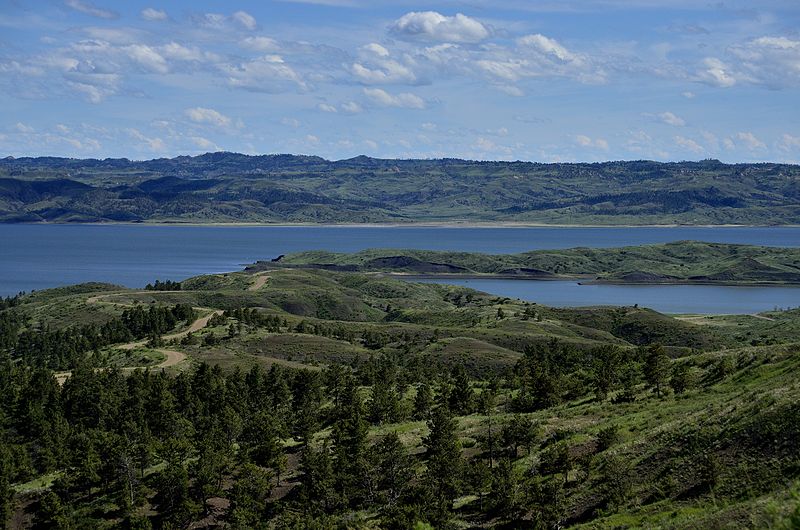 Missouri River from American Prairie Reserve.  Creative Commons.