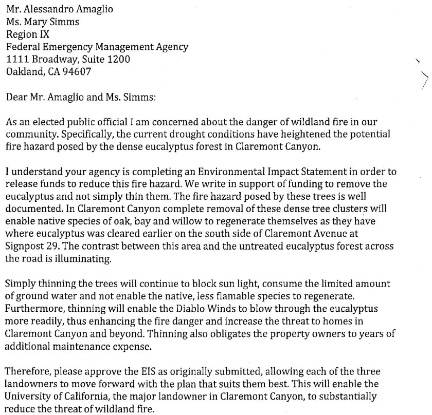 Pols letter to Amaglio