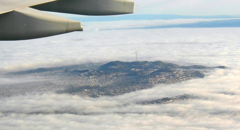 The Bay Area is often blanketed in fog. Courtesy Save Mount Sutro Forest.