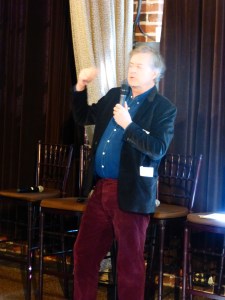 Andrew Cockburn speaking at a conference in Seattle, March 30, 2016