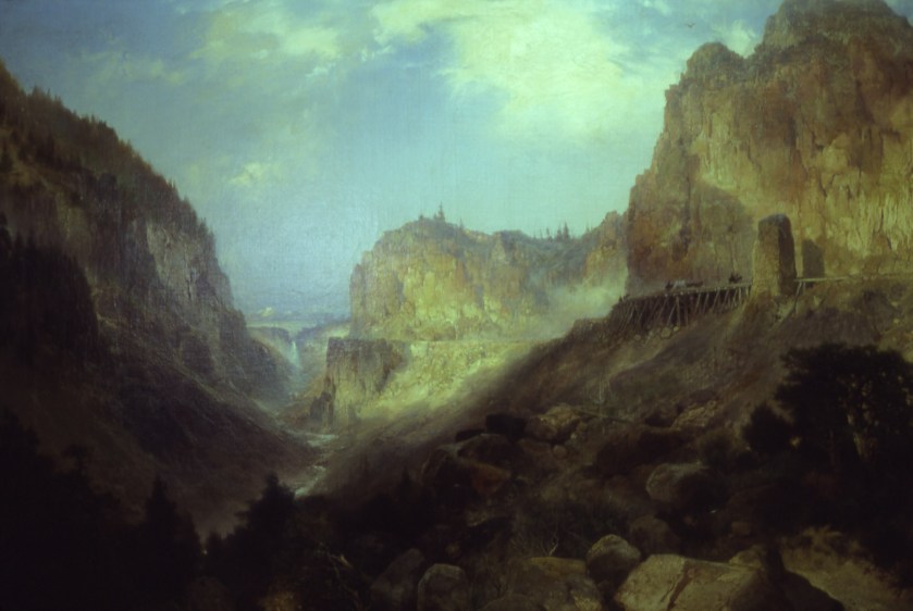 Painting of Yellowstone by Thomas Moran